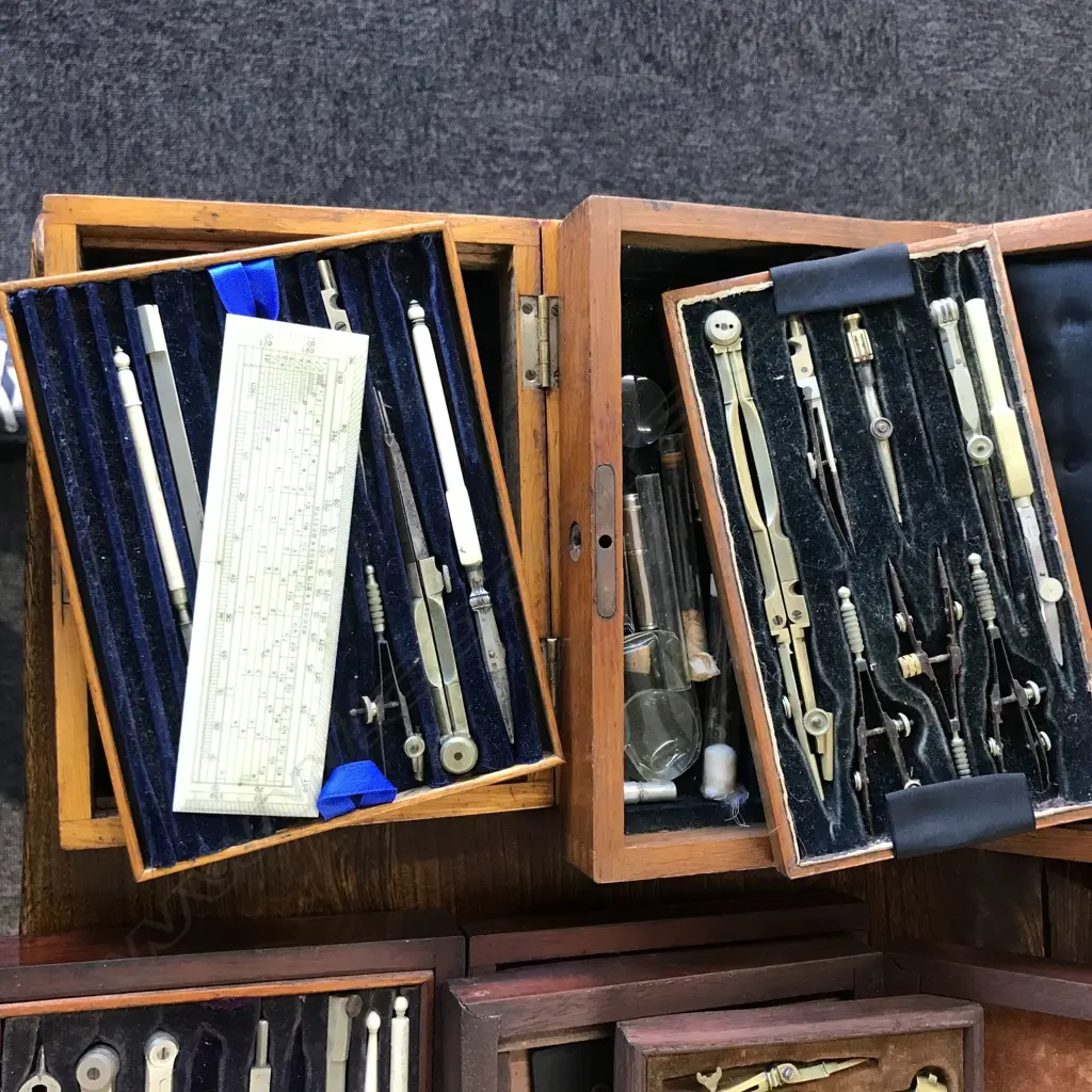 TWO SETS OF DRAUGHTING INSTRUMENTS... Image 1++